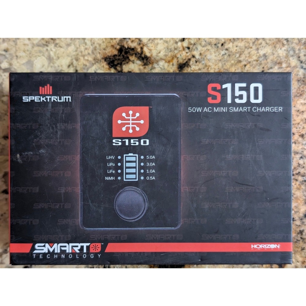 Spektrum S150 50W AC Mini Smart Charger SPMXC1070 +Lipo Battery Voltage Tester